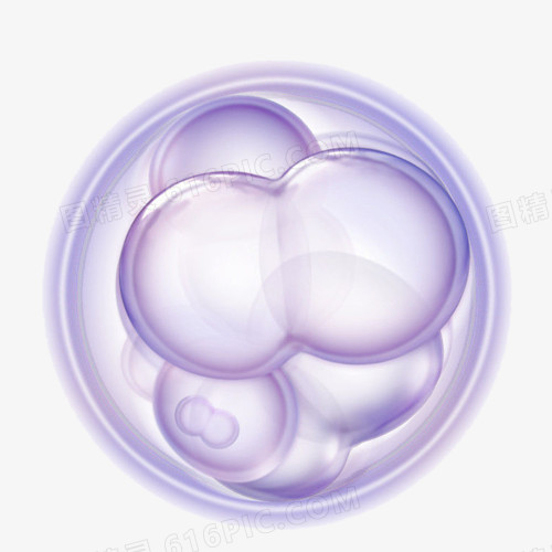 紫色干细胞元素免费下载