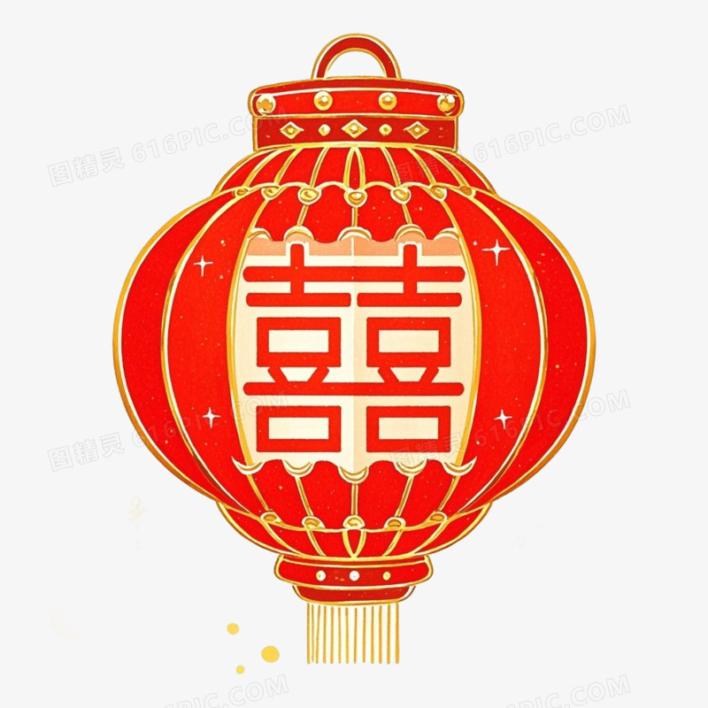 婚庆喜庆装饰免抠元素