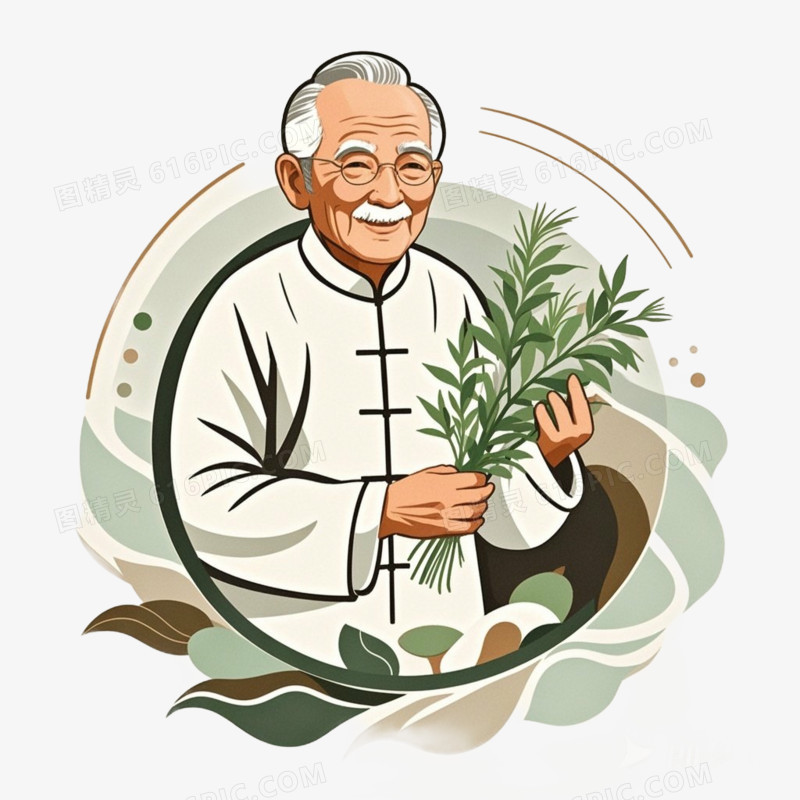 中医中药养生免抠元素
