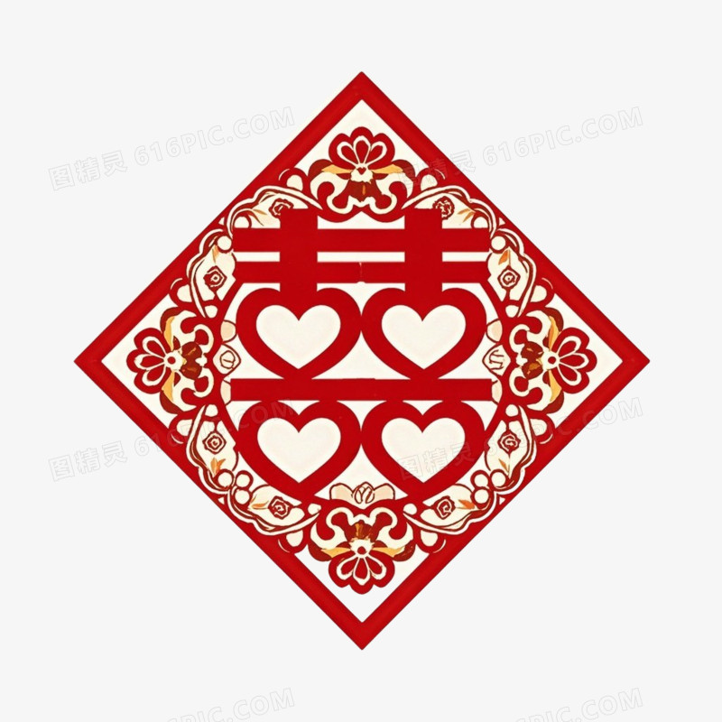 婚庆喜庆装饰免抠元素