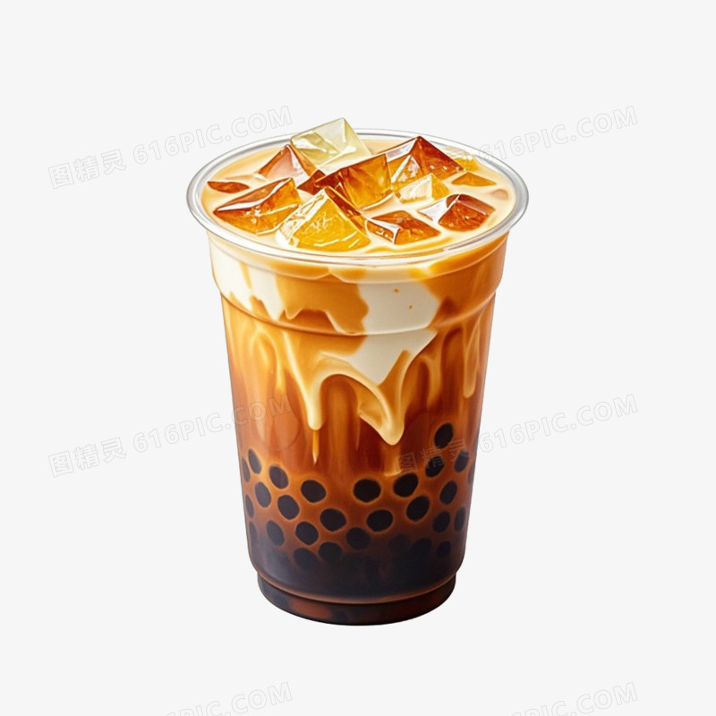 奶茶饮品免抠元素