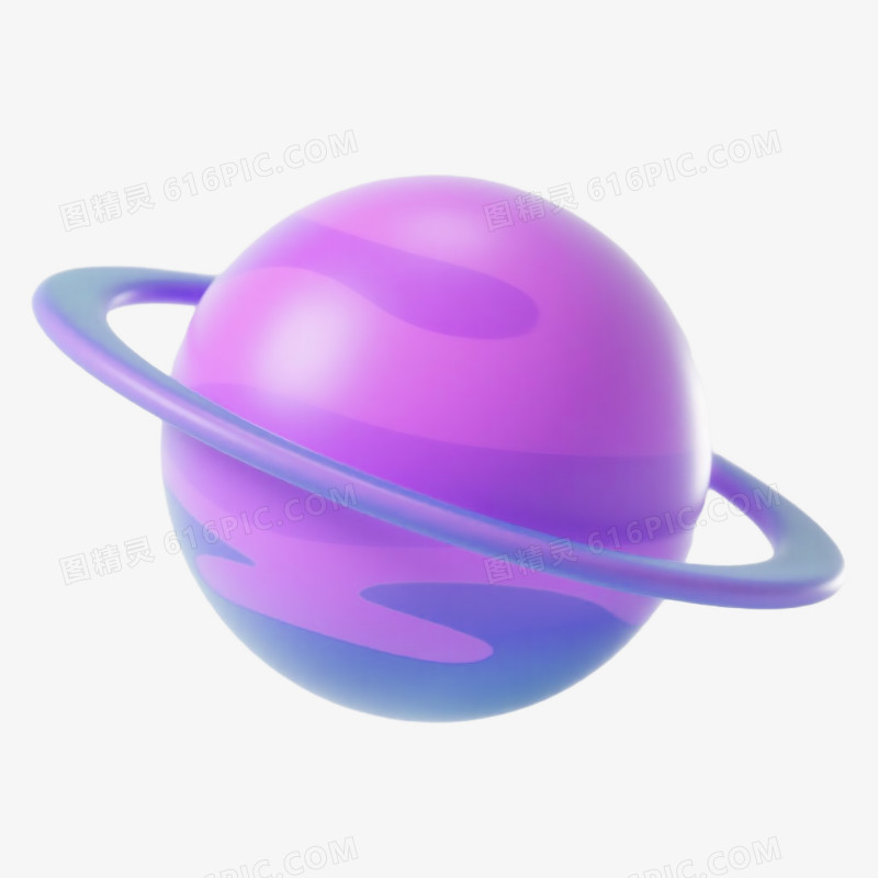 3D太空行星免抠元素