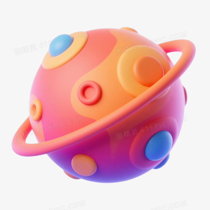 3D太空行星免抠元素