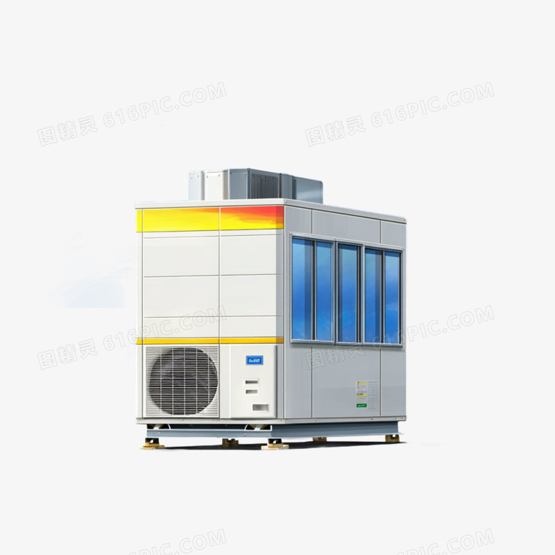 实拍商用大型空调外机免抠元素