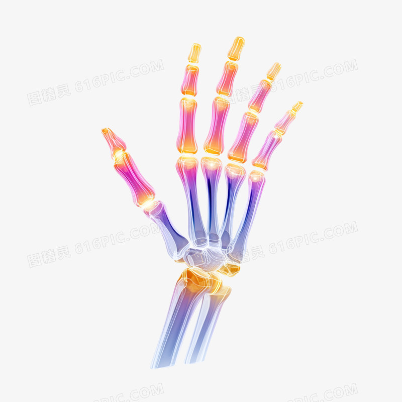 3D骷髅手免抠元素