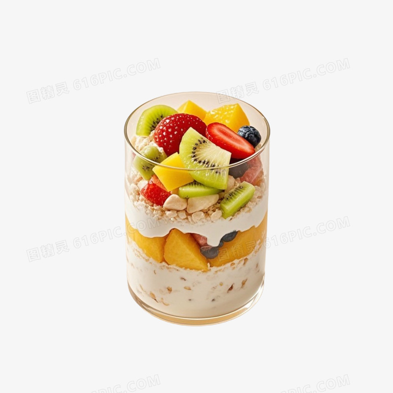 新鲜美味水果捞食物免抠元素