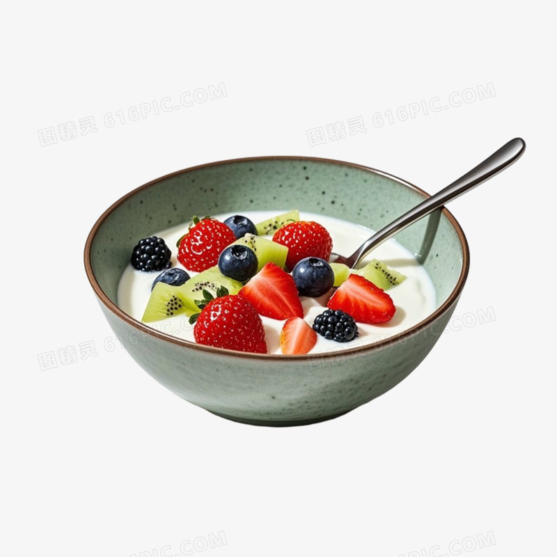 新鲜美味水果捞食物免抠元素