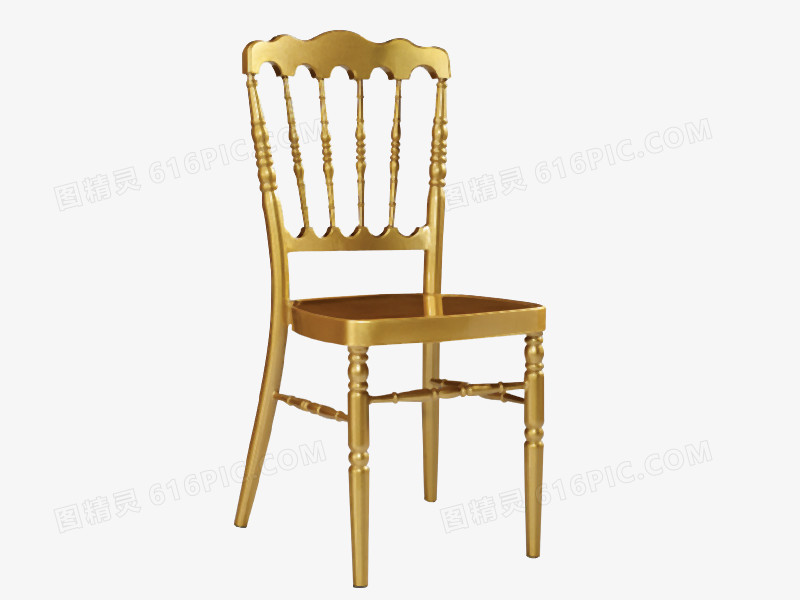 黄色竹节椅