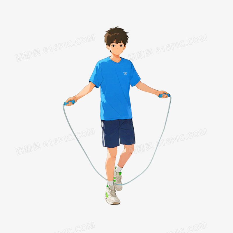 插画风格运动会免抠元素