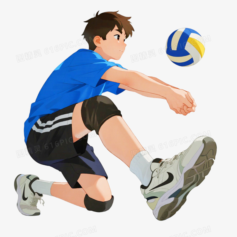 插画风格运动会免抠元素