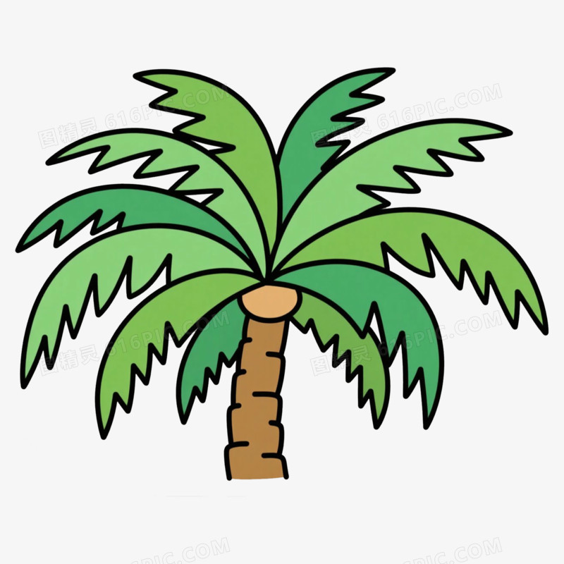 棕榈树果树树木免抠元素