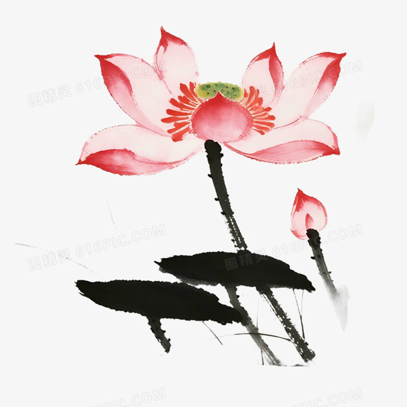 简笔古风免抠小元素