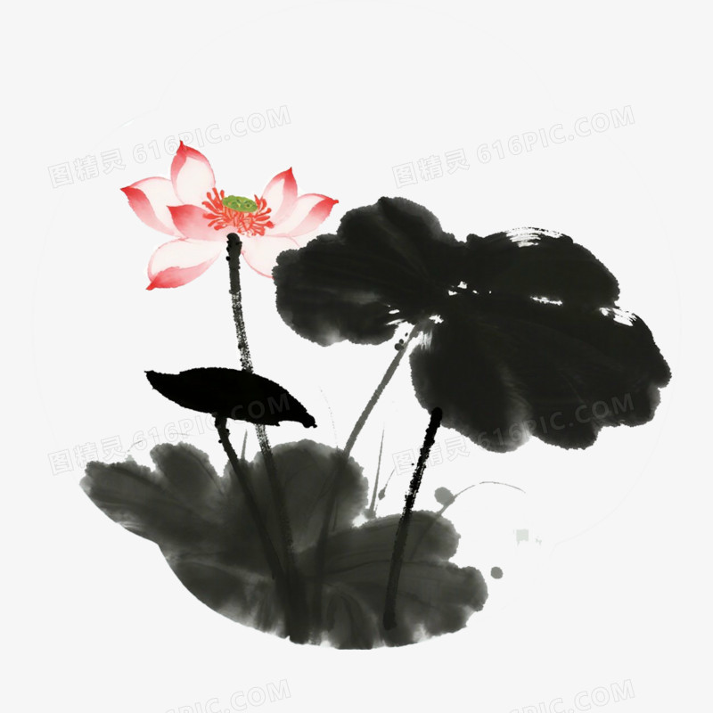 简笔古风免抠小元素