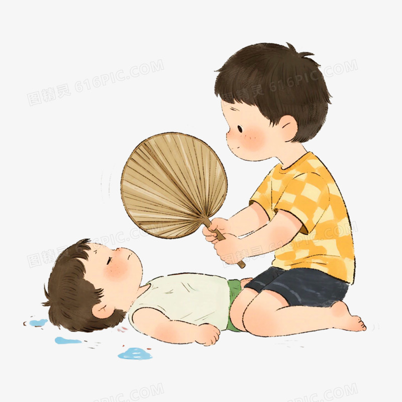 夏季中暑急救免抠元素