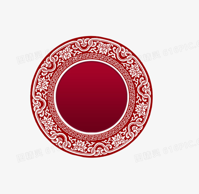 新年圆形素材