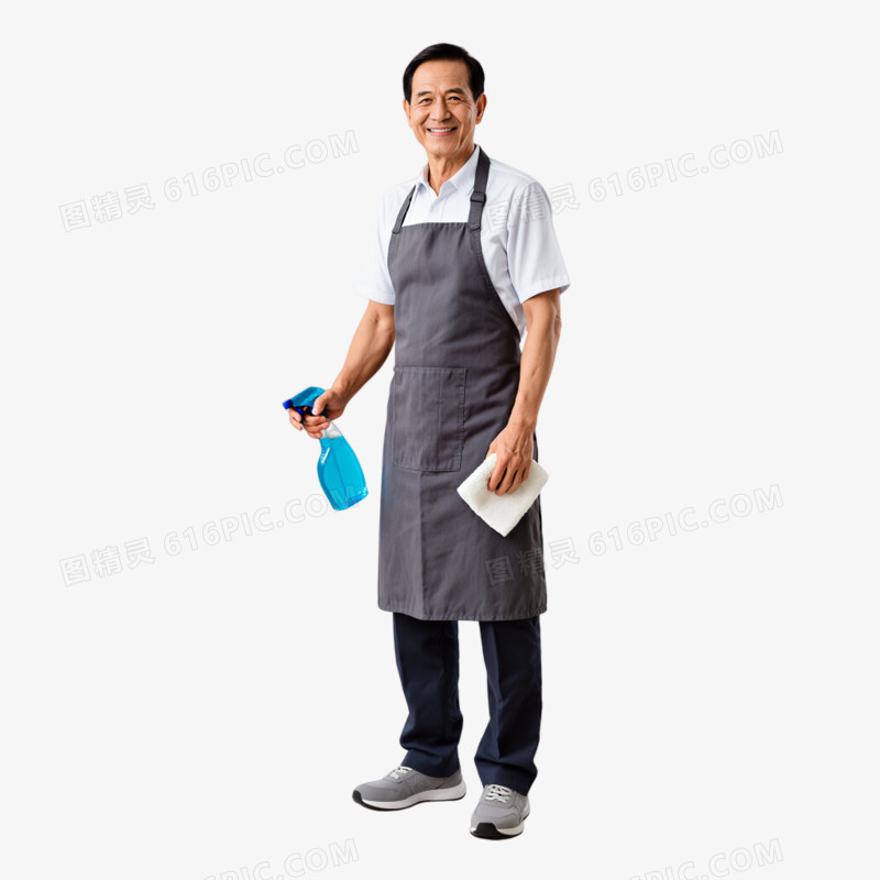 保洁人员免抠元素