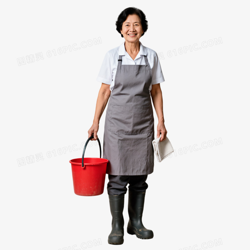 保洁人员免抠元素