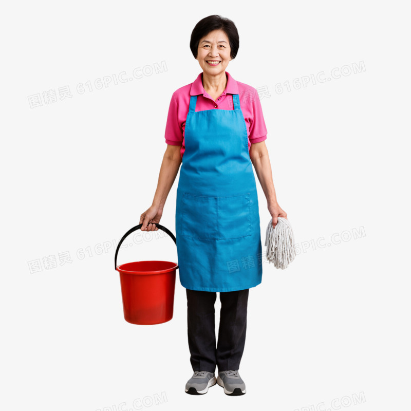 保洁人员免抠元素