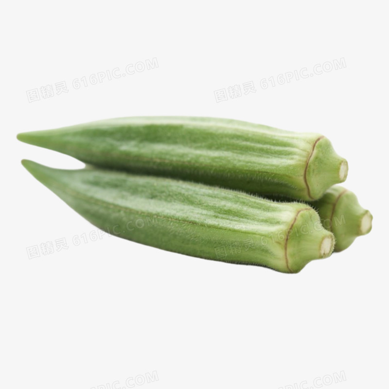 秋葵秋天的热门水果蔬菜免抠元素