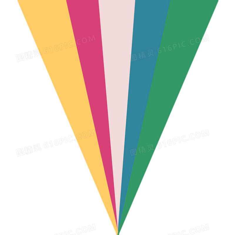彩色三角分类图