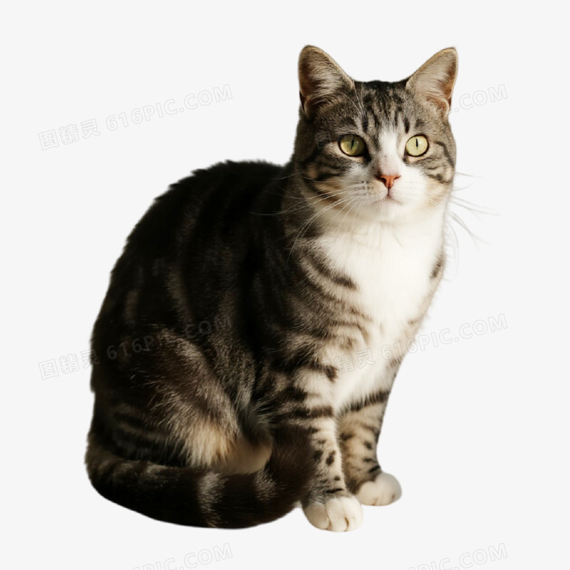摄影风宠物猫免抠元素