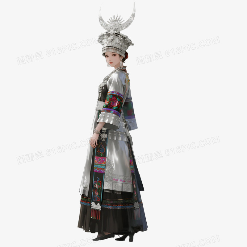 特色民族服饰免抠元素
