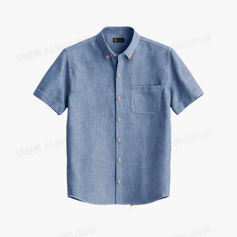 实拍衣裳衣服服装牛仔T恤免抠元素