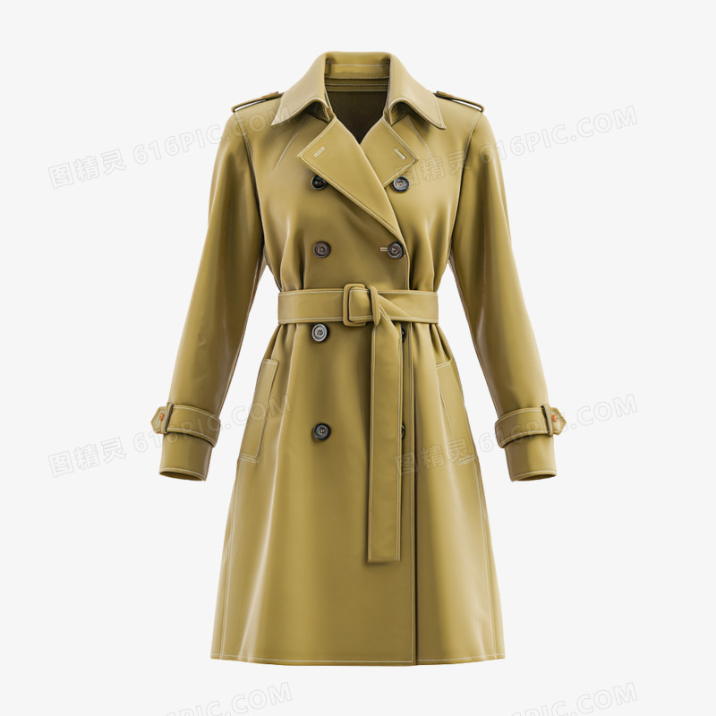 实拍衣裳衣服服装风衣免抠元素