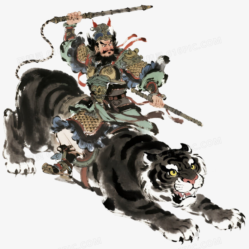赵公明财神免抠元素