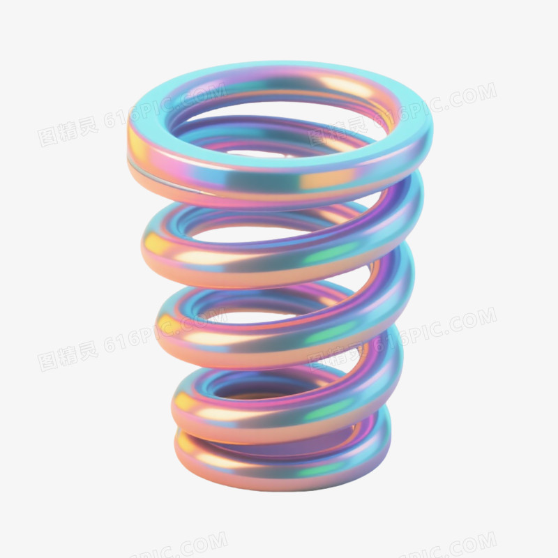 普通弹簧免抠元素