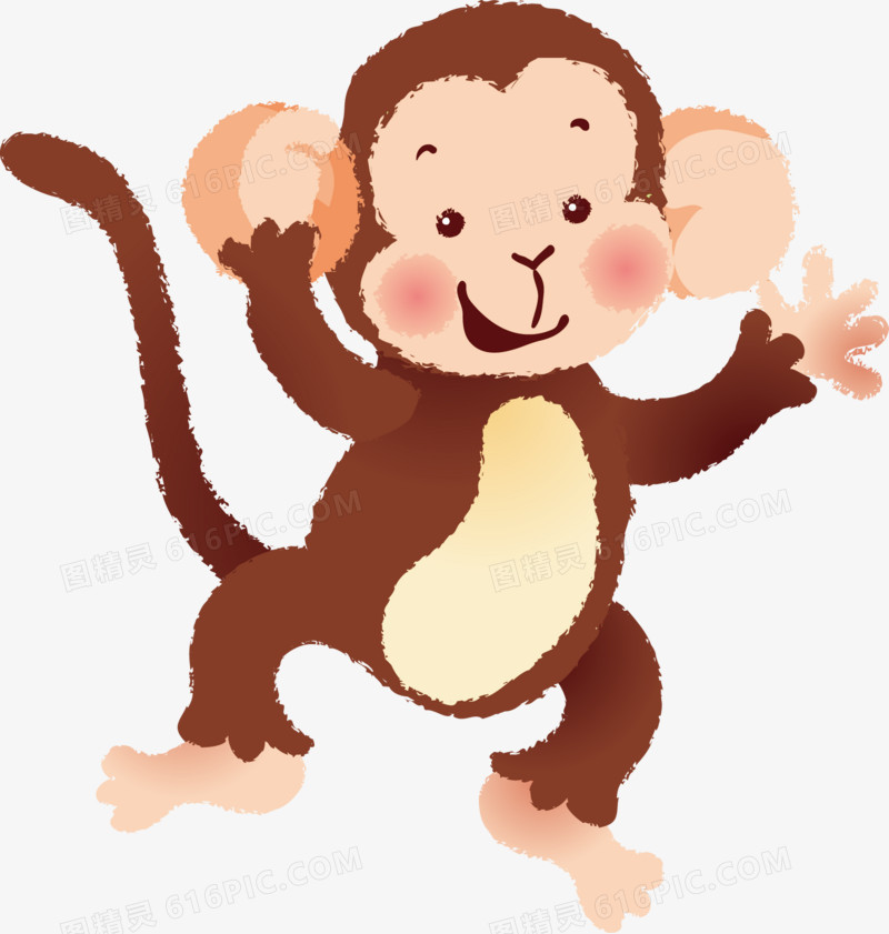 小猴子图案
