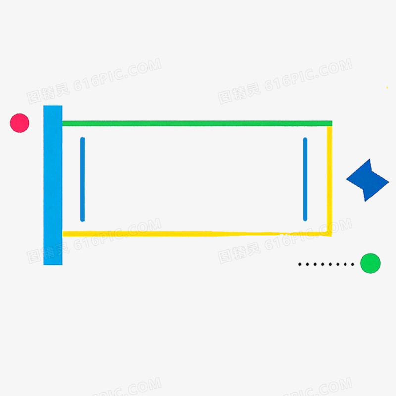 矢量创意极简边框免抠元素
