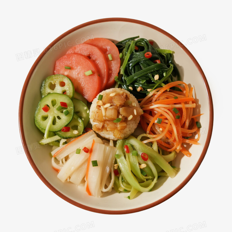 凉菜拼盘免抠元素