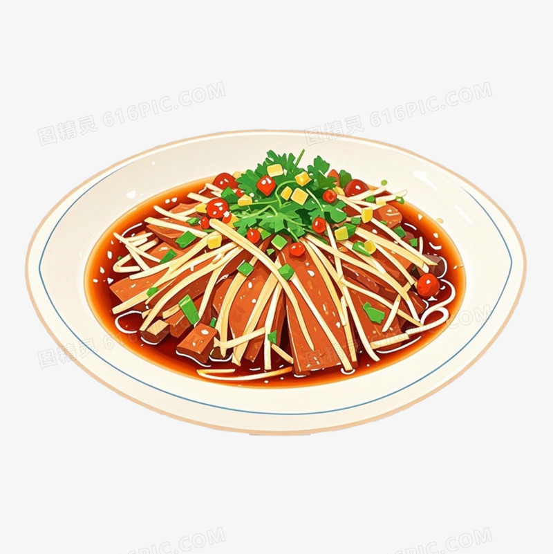 凉菜拼盘美食免抠元素