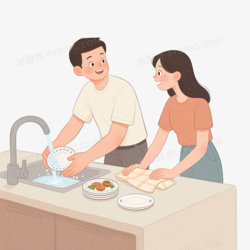 家务劳动免抠元素
