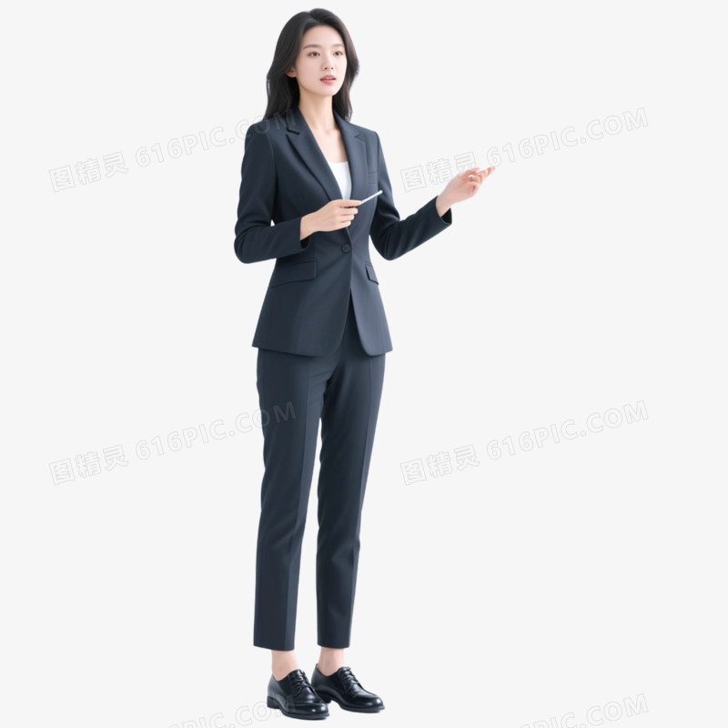 摄影实拍讲师职业形象免抠元素