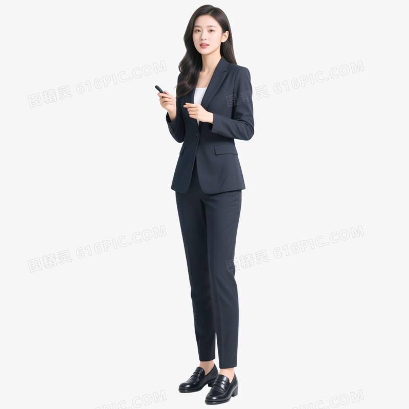 摄影实拍讲师职业形象免抠元素
