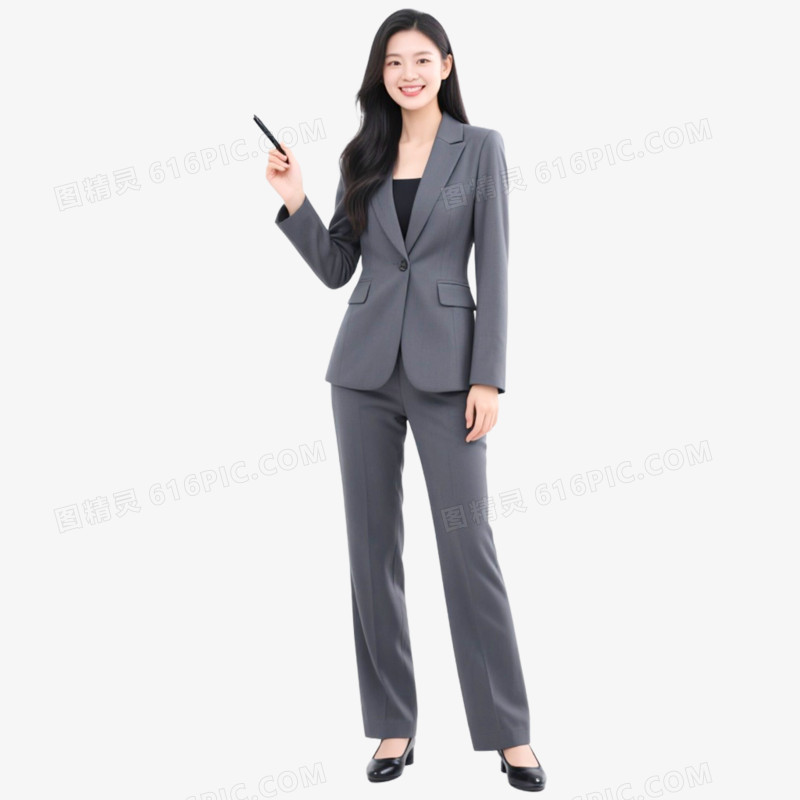 摄影实拍讲师职业形象免抠元素