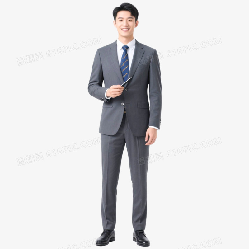摄影实拍讲师职业形象免抠元素