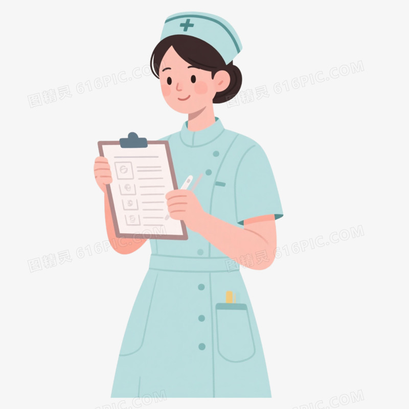 护士职业形象免抠元素