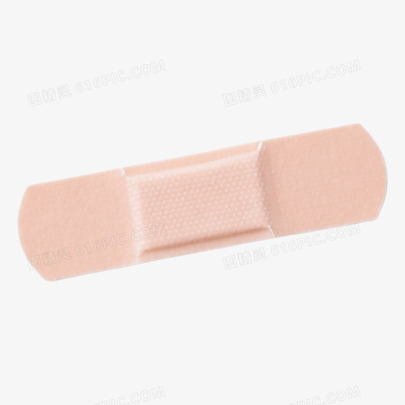 乳粉色创可贴医疗用品免抠元素