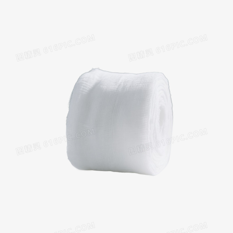 白色医用纱布实物