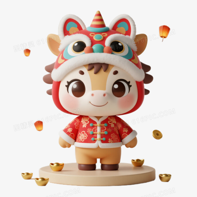 马年IP形象免抠元素