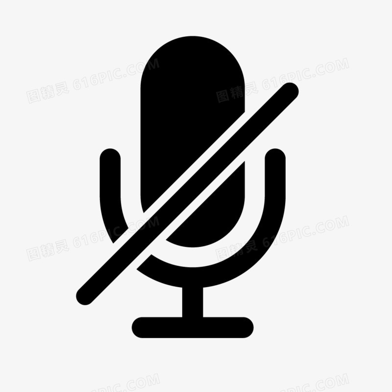 简约风声音相关图标免抠元素