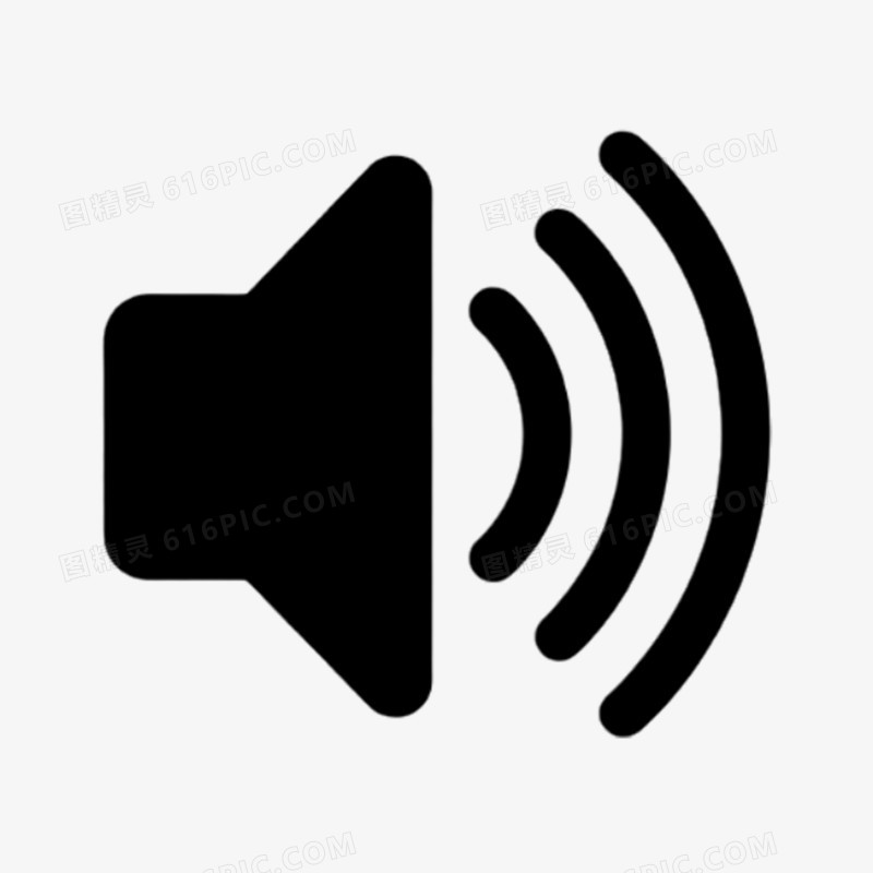 简约风声音相关图标免抠元素