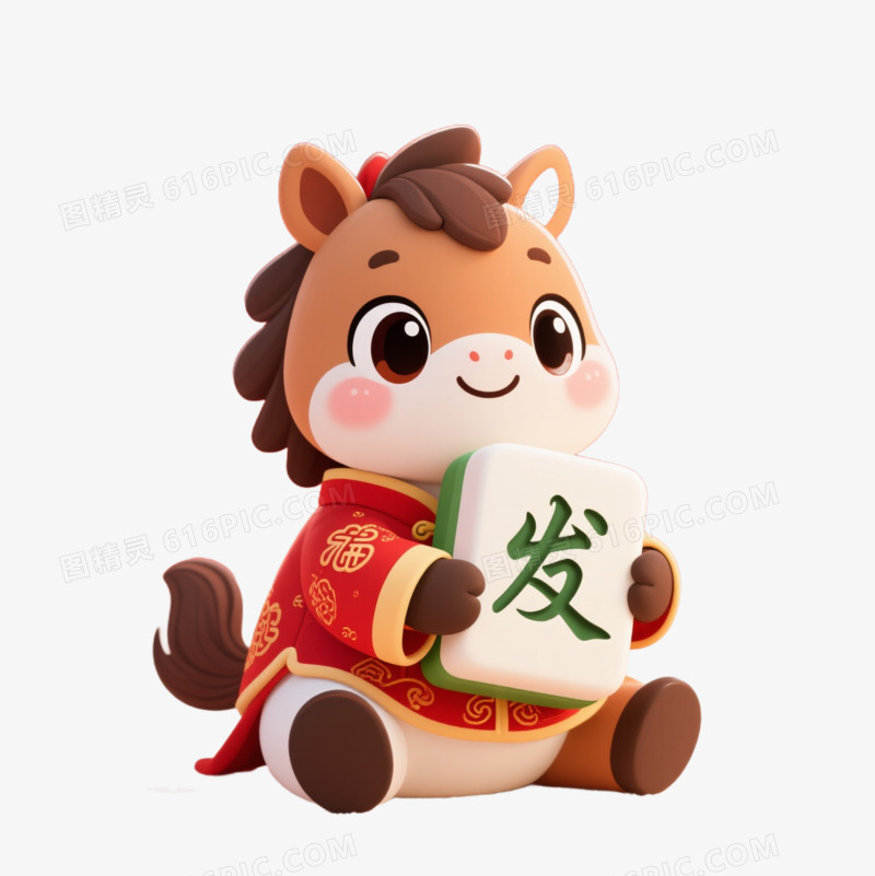 2026马年小马IP形象免扣元素