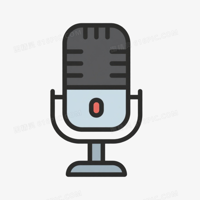 声音图标手绘卡通免抠元素
