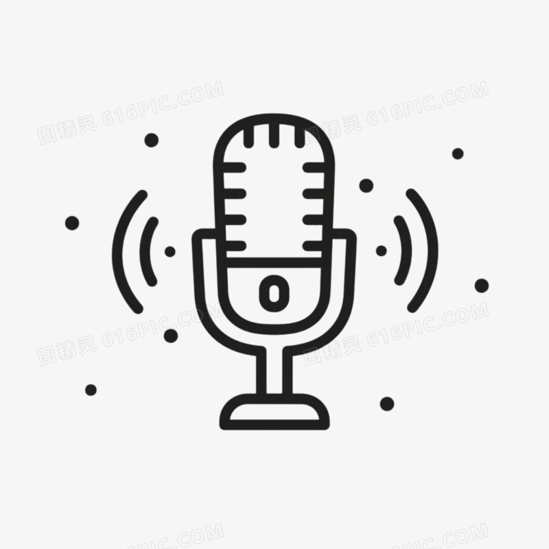 声音相关图标免抠元素