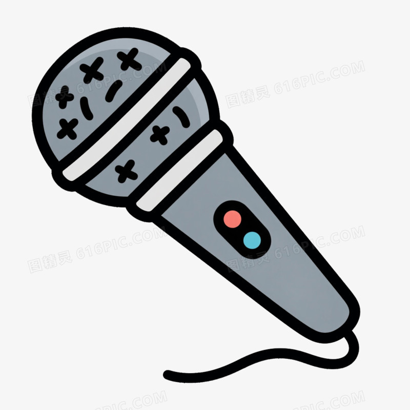 声音图标手绘卡通免抠元素