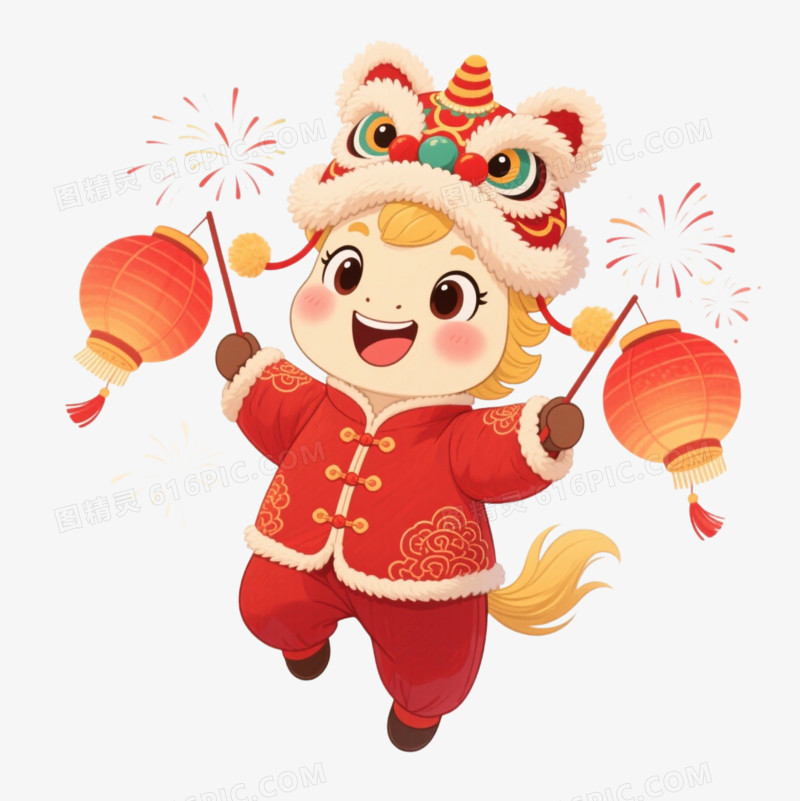 2026马年IP形象免扣元素